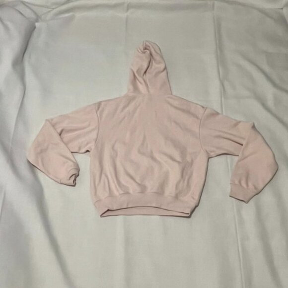 NEW with Tags SKIMS Cotton Fleece Classic Hoodie in Barely Pink Size Extra Small - Picture 6 of 7